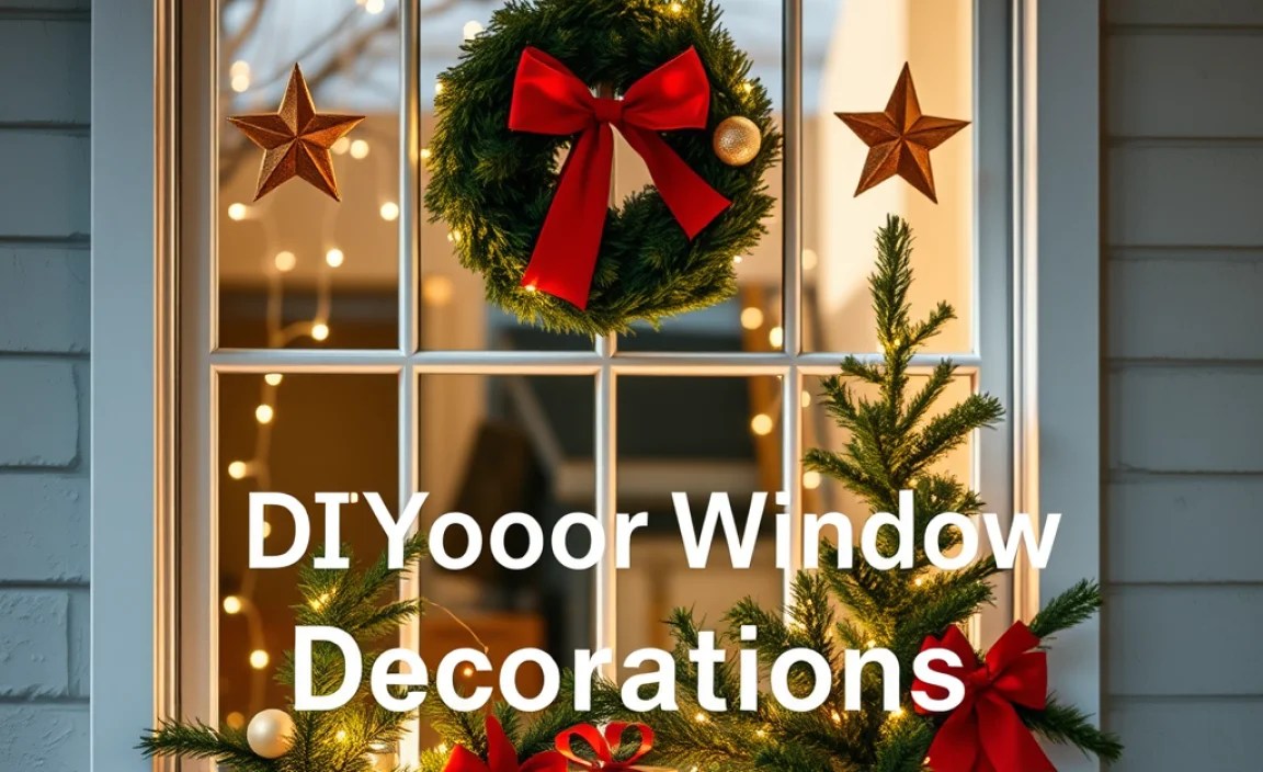 DIY Outdoor Window Decorations