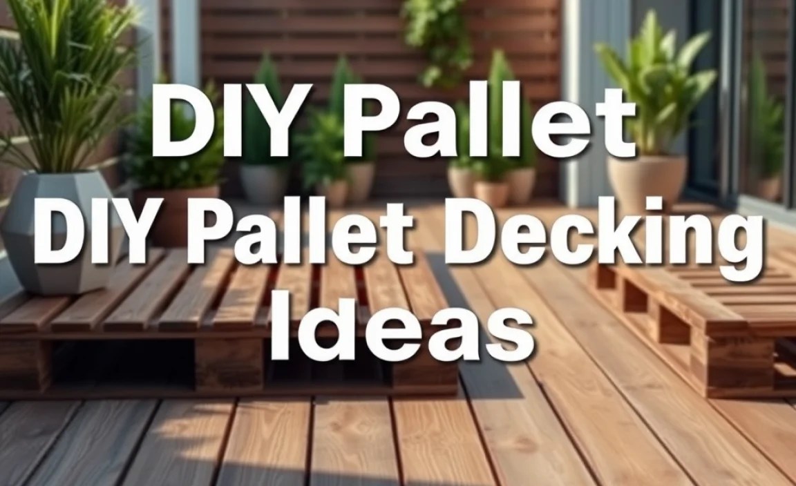 DIY Pallet Decking Ideas