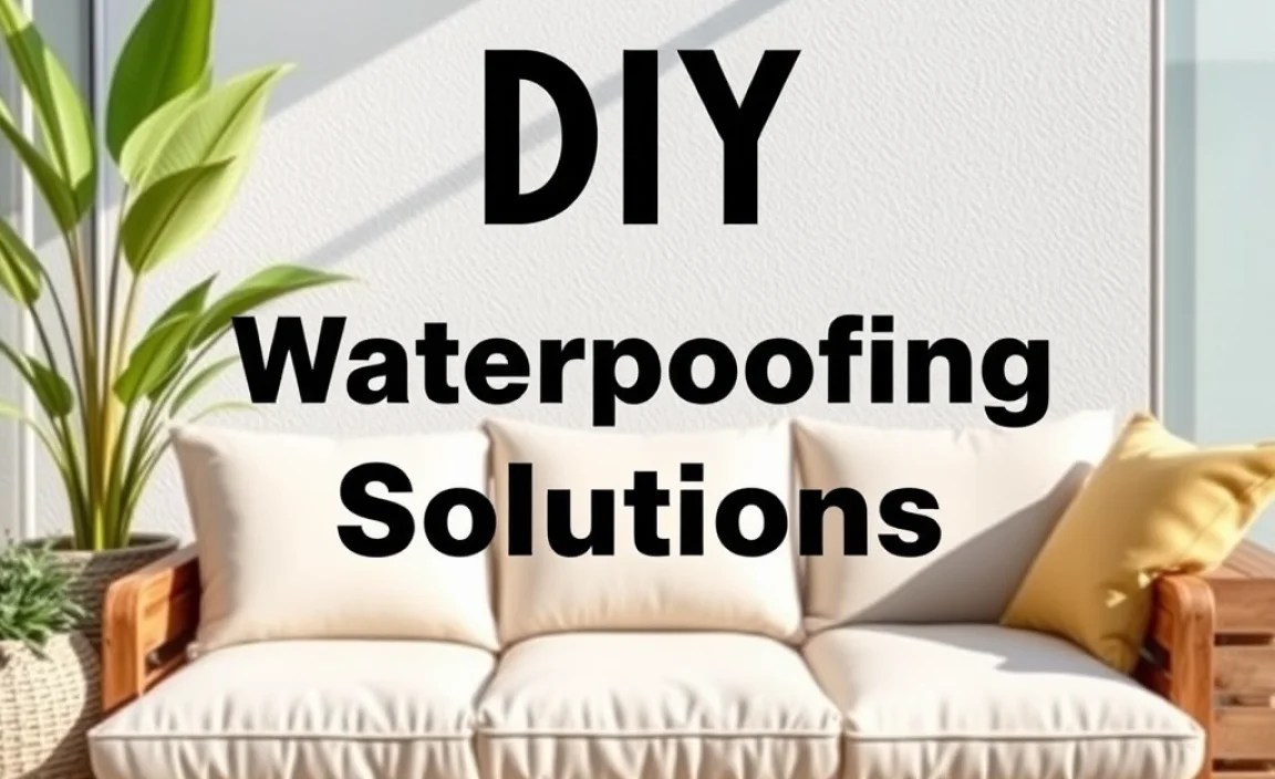 DIY Waterproofing Solutions
