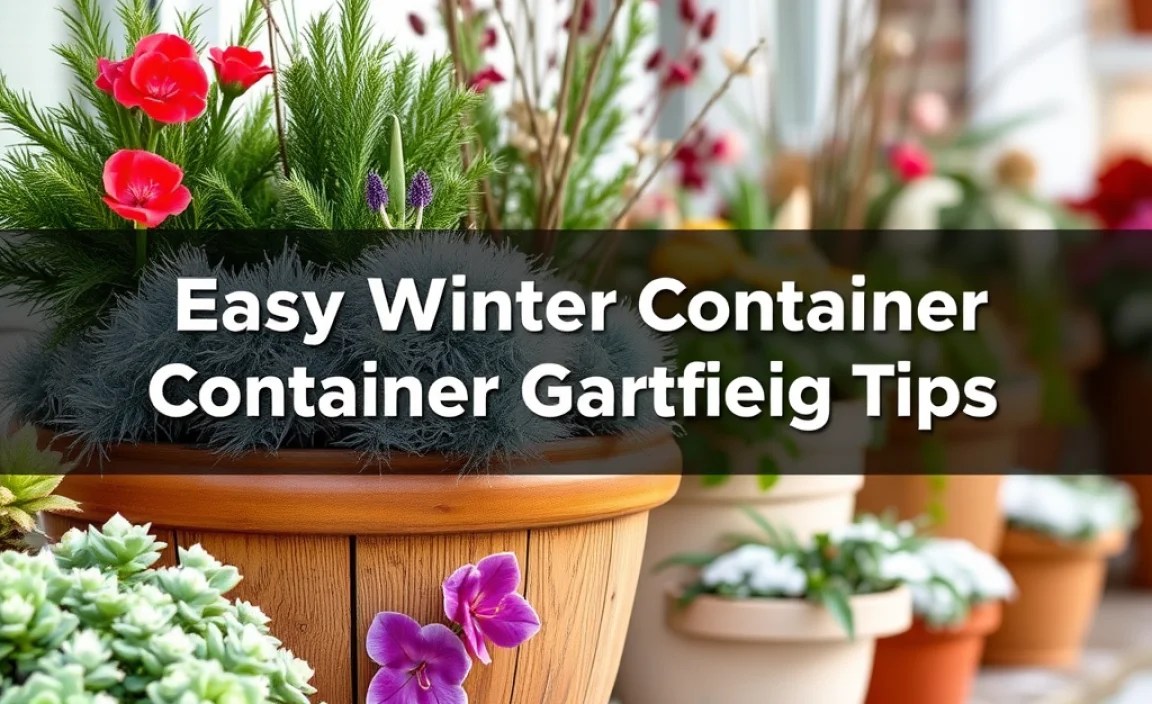 Easy Winter Container Gardening Tips