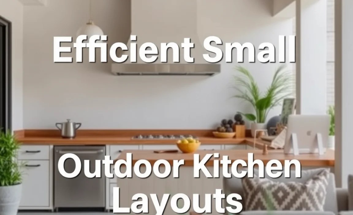 Efficient Small Outdoor Kitchen Layouts