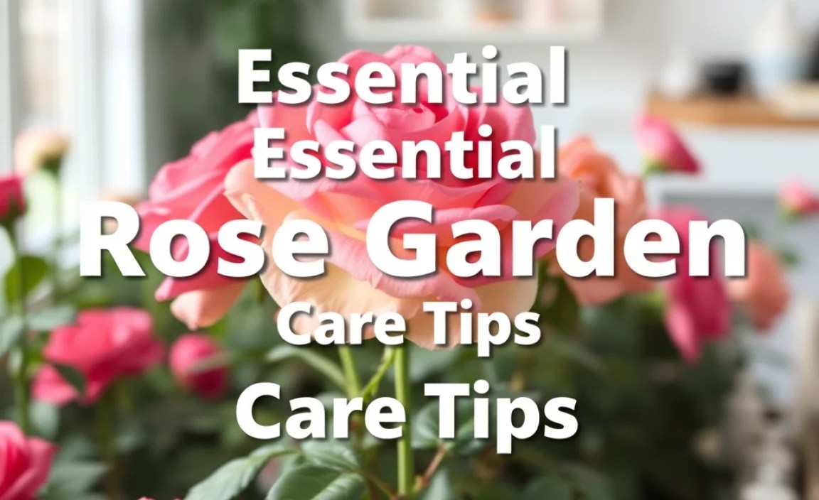 Essential Rose Garden Care Tips