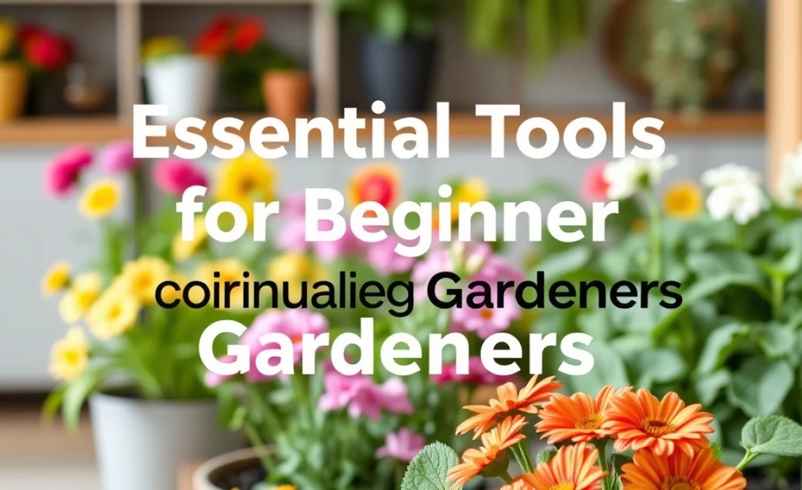 Essential Tools for Beginner Gardeners
