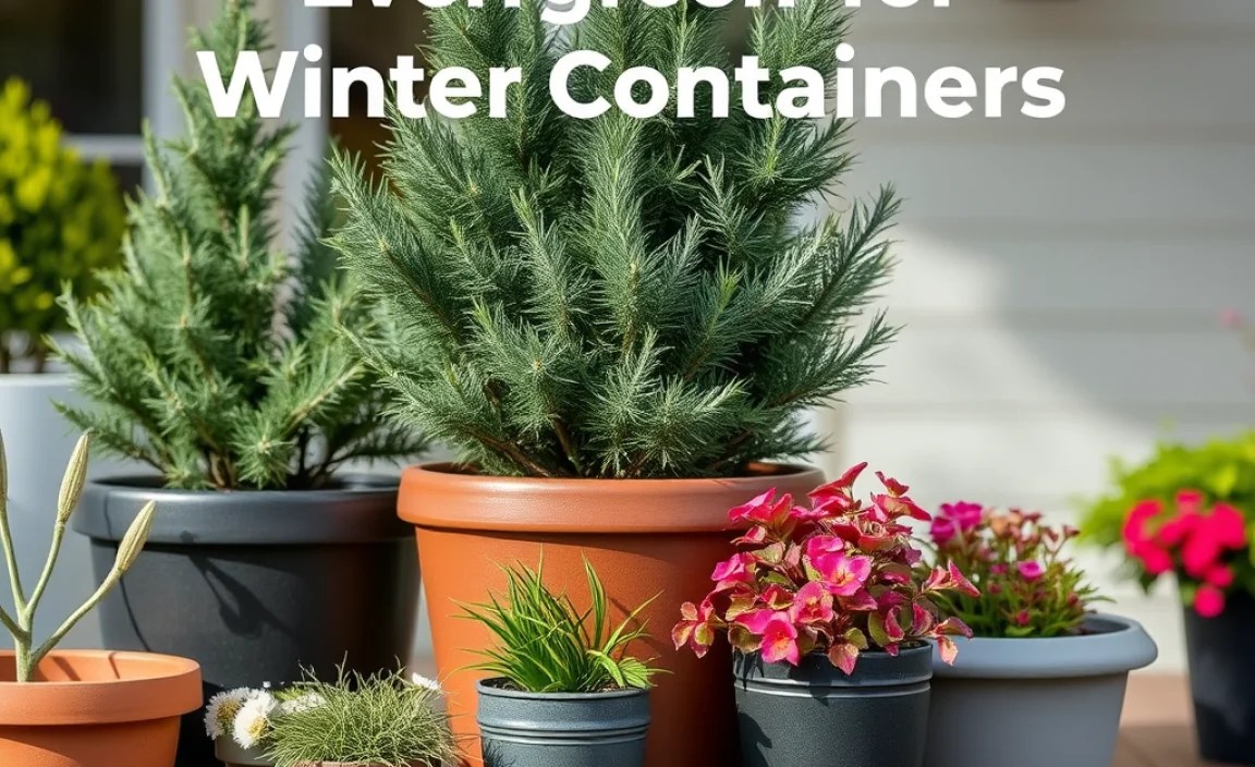 Evergreen Options for Winter Containers