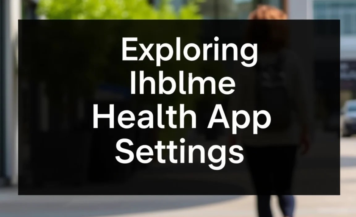 Exploring iPhone Health App Settings