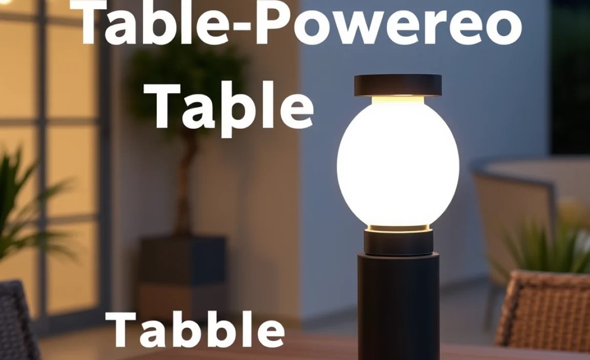 Exploring Solar-Powered Table Lamp Options