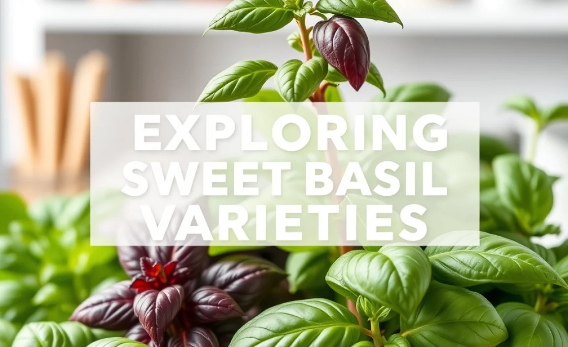 Exploring Sweet Basil Varieties