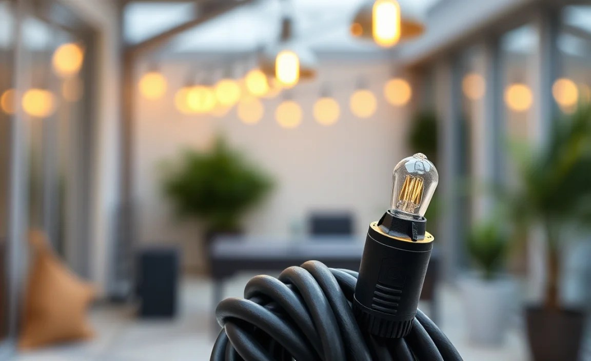 extension cable for outdoor lights