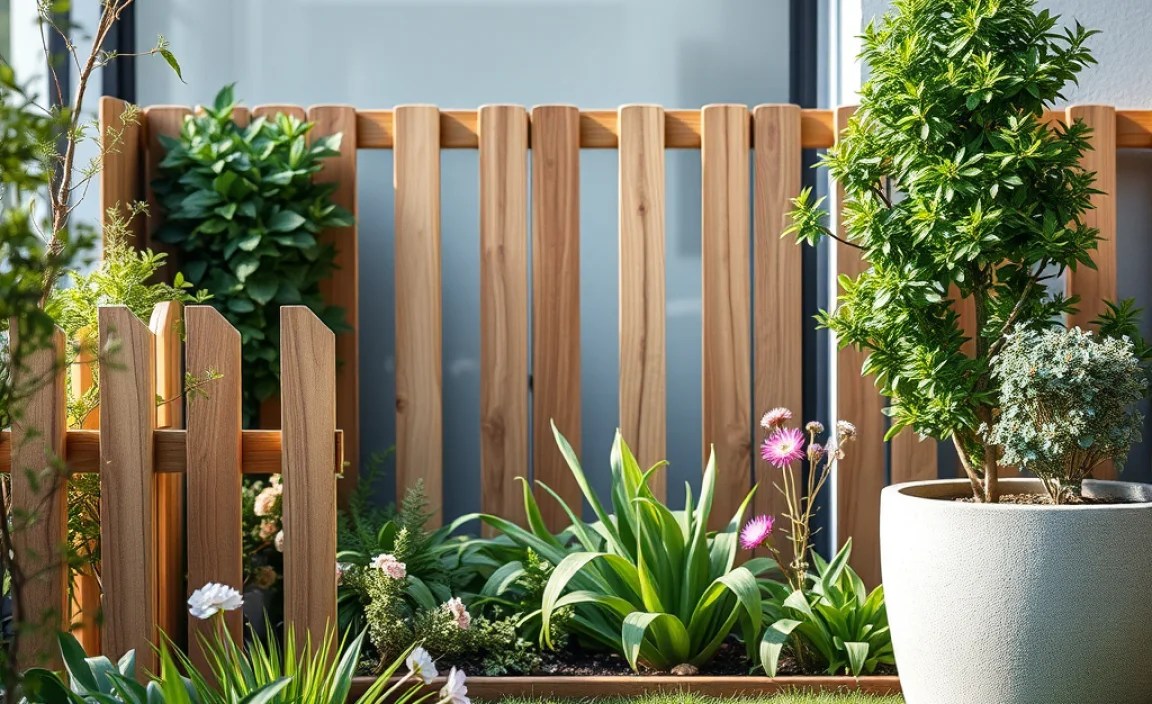 fencing for small gardens