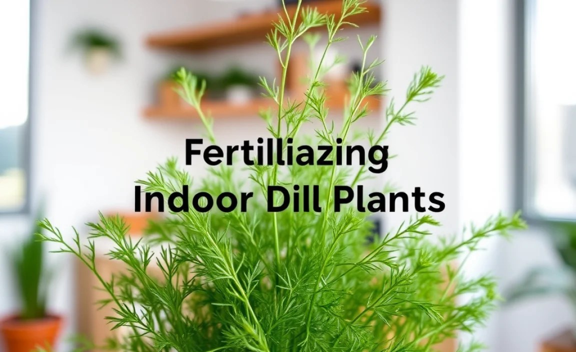 Fertilizing Indoor Dill Plants