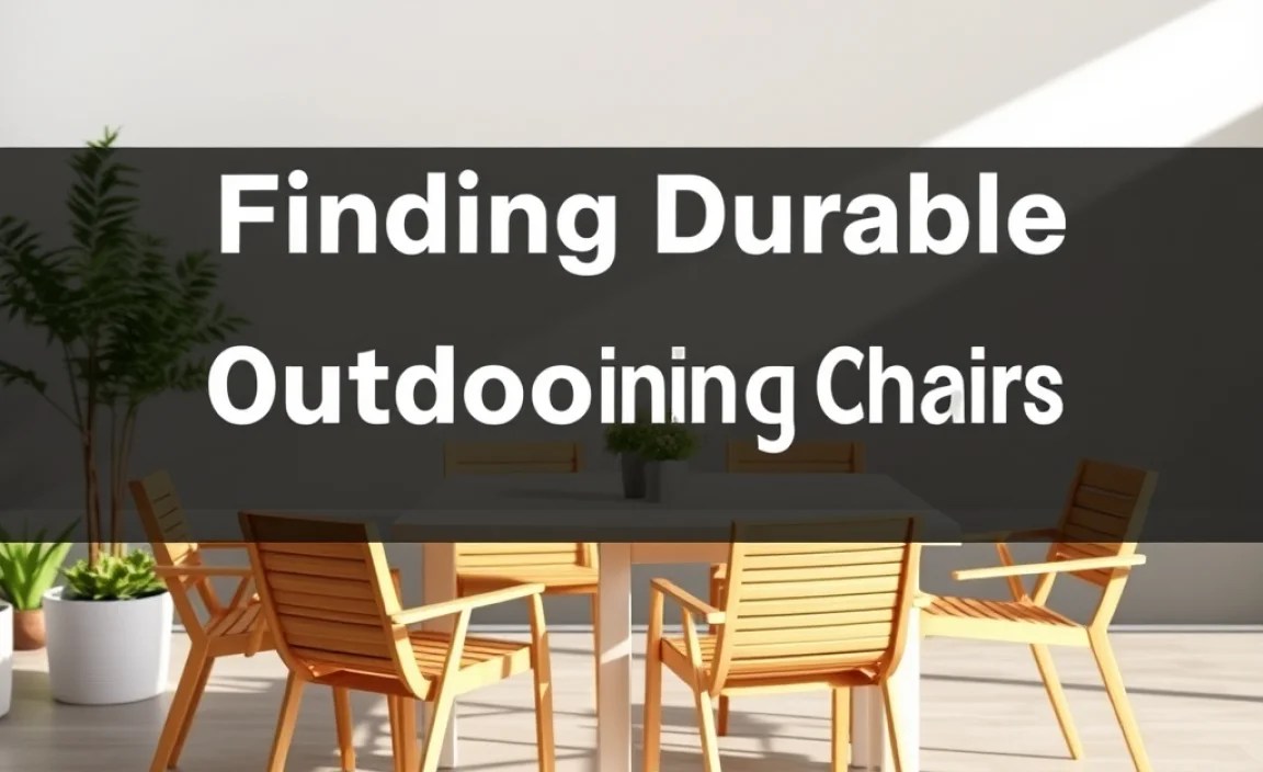 Finding Durable Outdoor Dining Chairs
