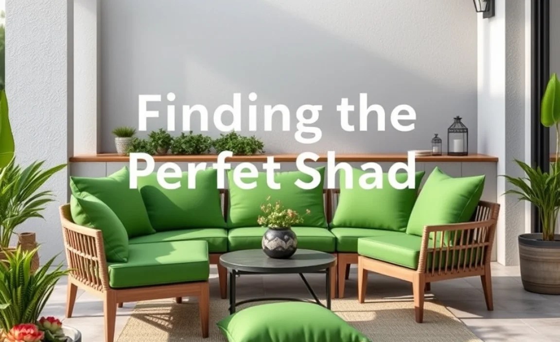 Finding the Perfect Green Shade