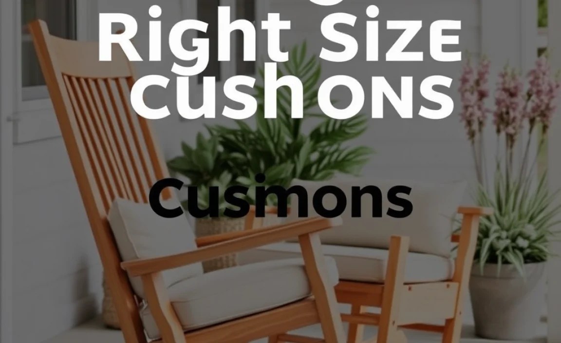 Finding the Right Size Cushions