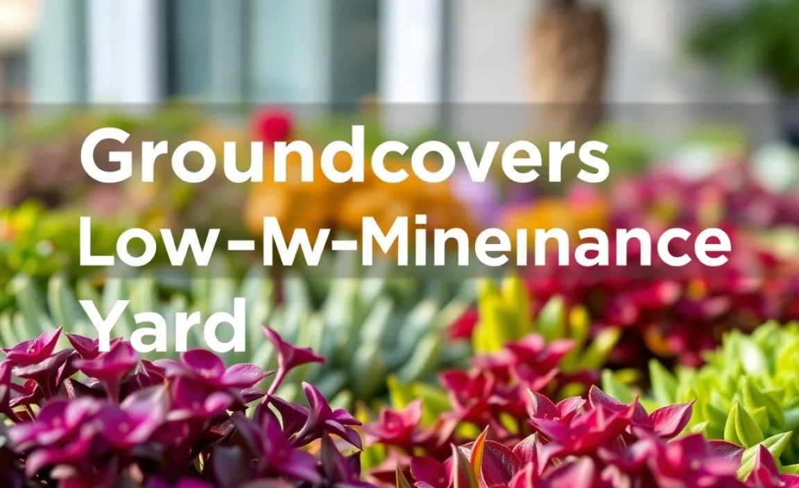 Groundcovers for a Low-Maintenance Yard