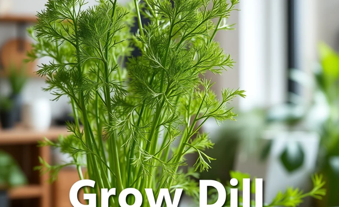grow dill indoors