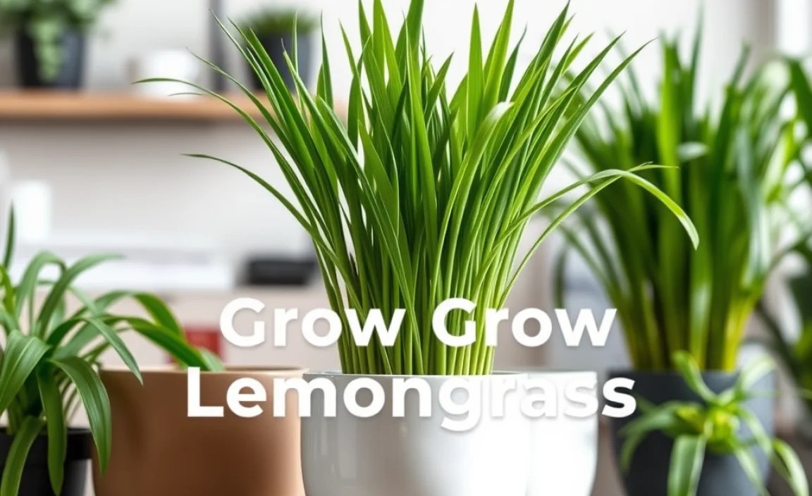 grow lemongrass pots