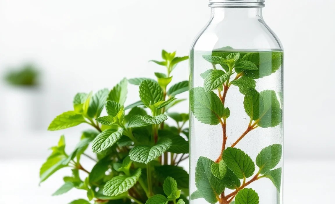 grow mint water
