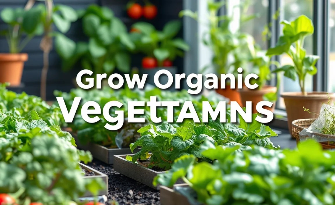 grow organic vegetables backyard