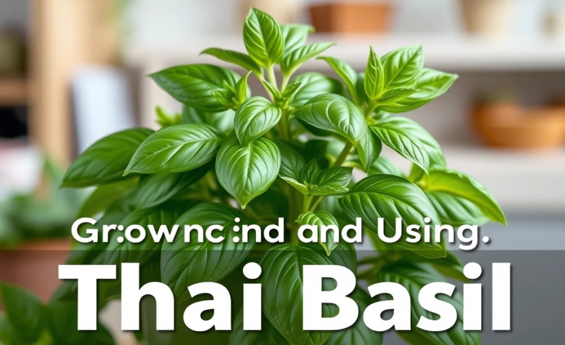 Growing and Using Thai Basil