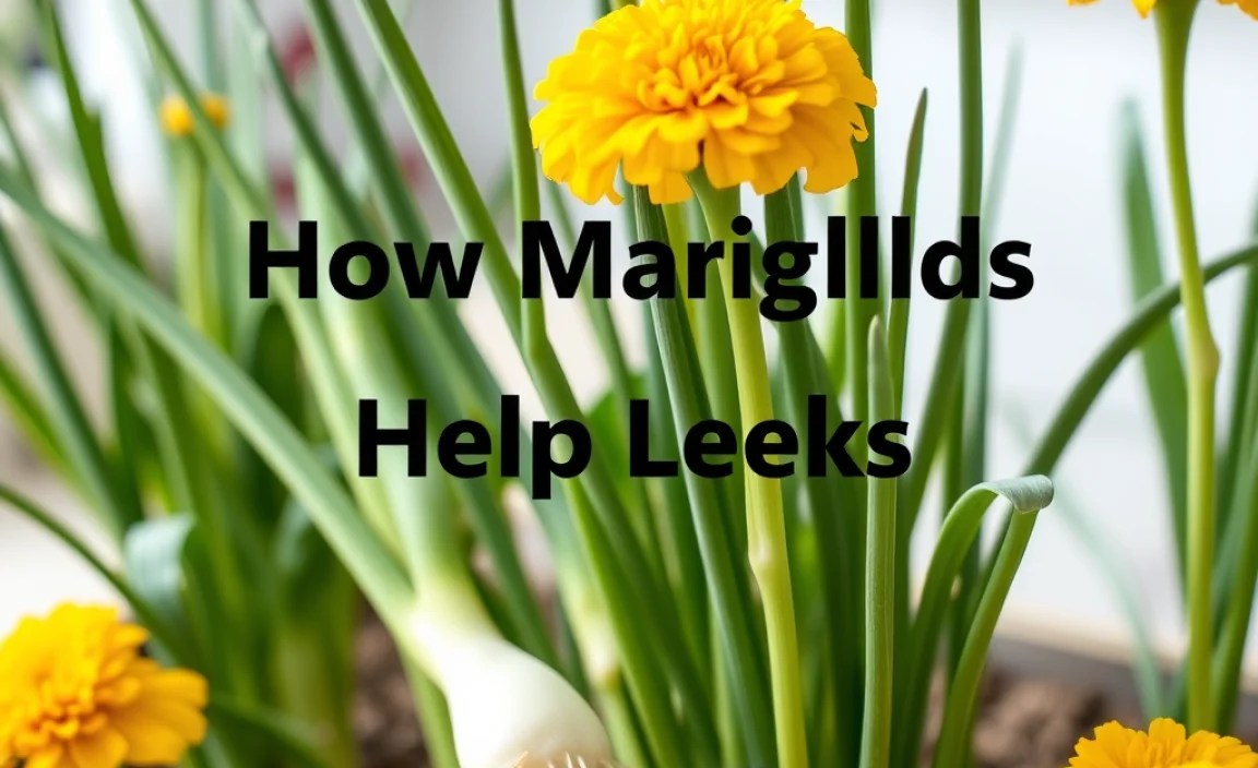 How Marigolds Help Leeks