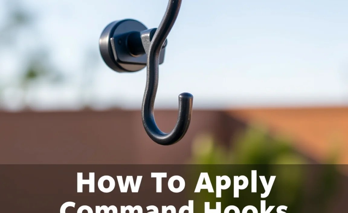 How to Apply Command Hooks Outdoor
