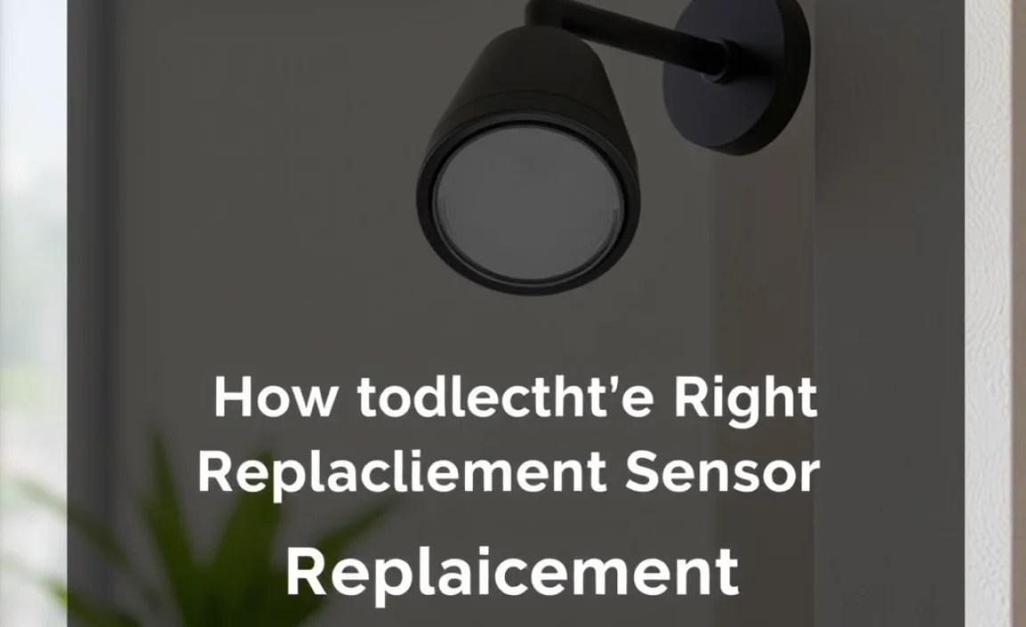 How to Choose the Right Replacement Sensor