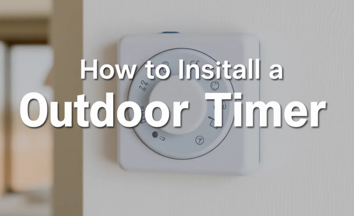 How to Install an Outdoor Timer