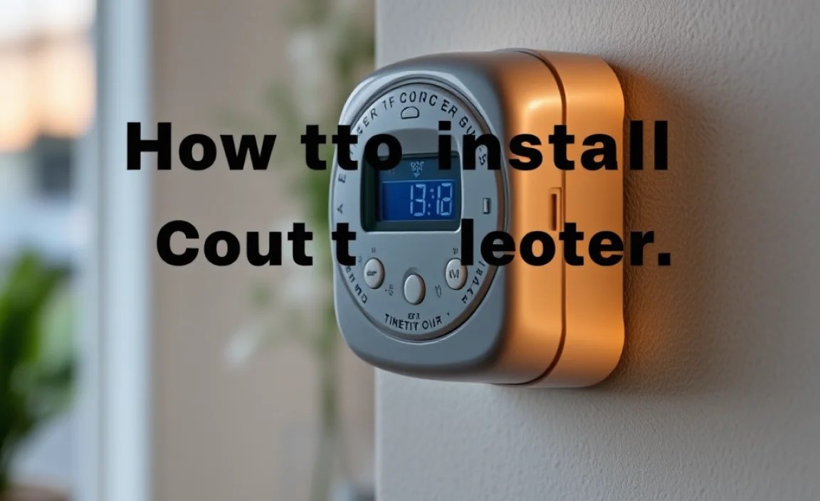 How to Install Your Outdoor Light Timer