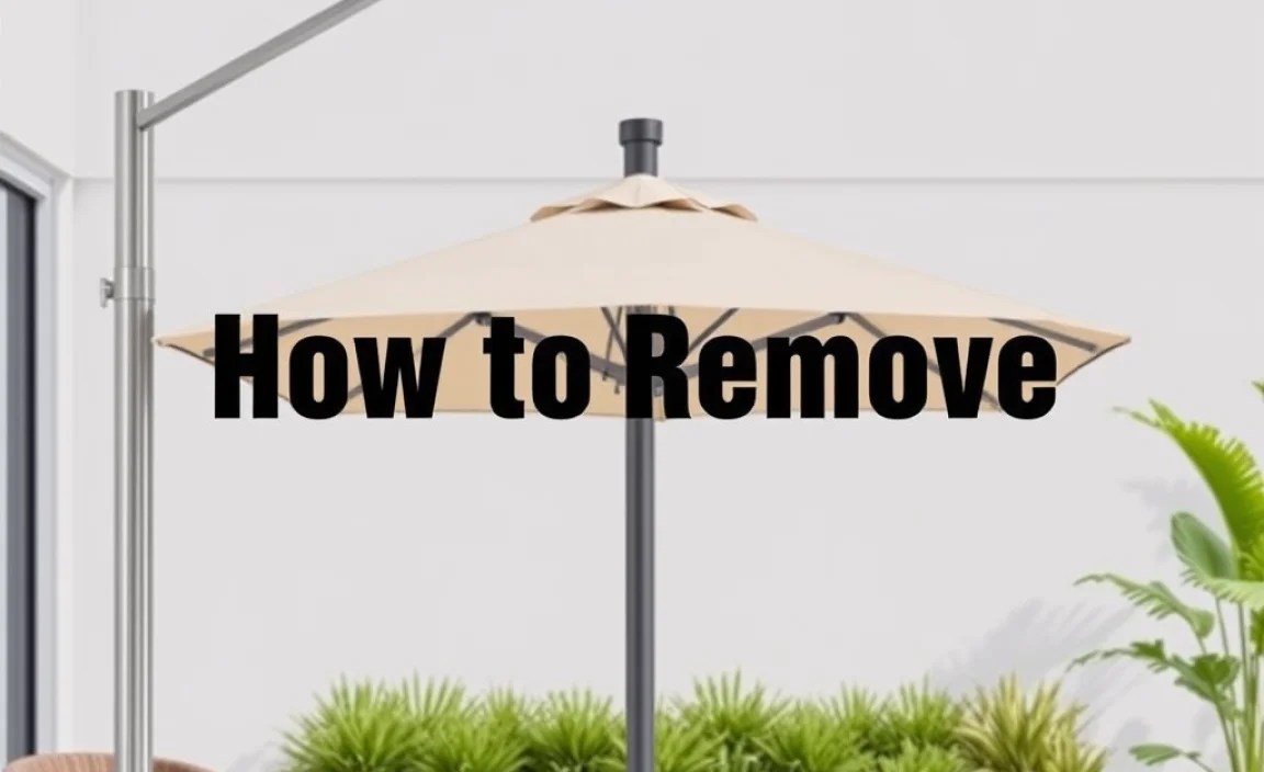 How to Remove the Old Pole