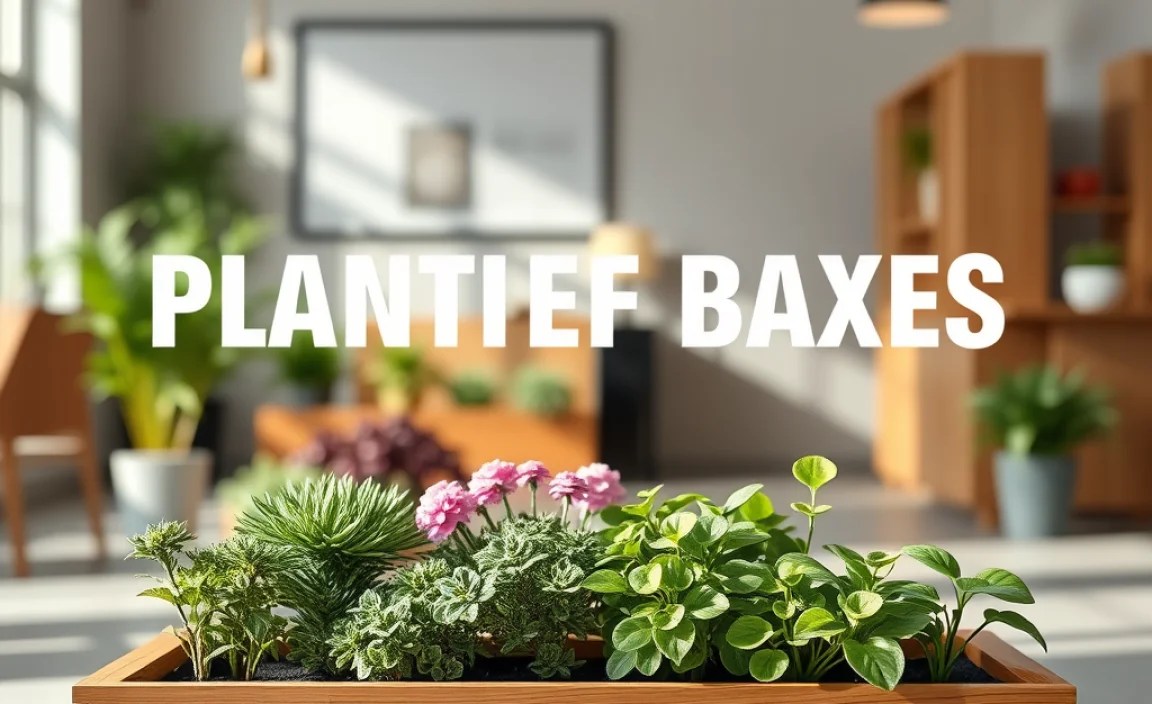 ideas indoor planter boxes