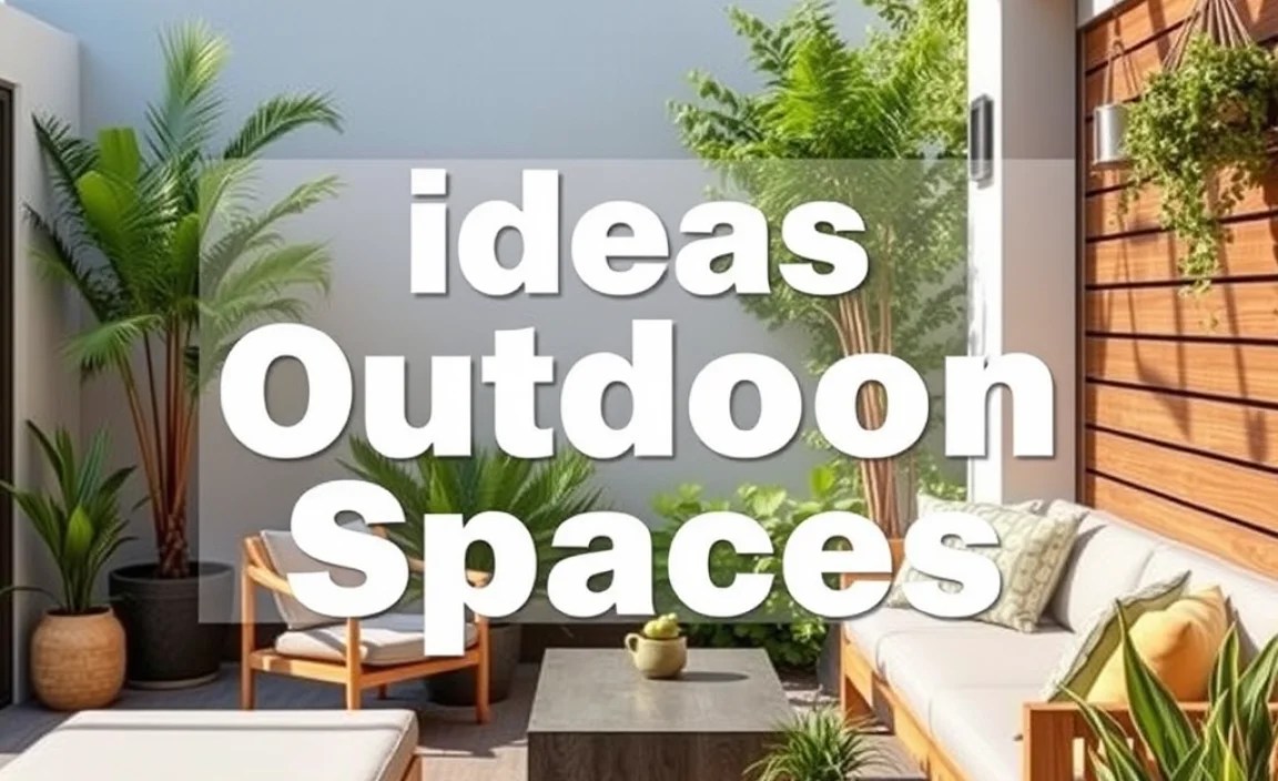 ideas outdoor spaces