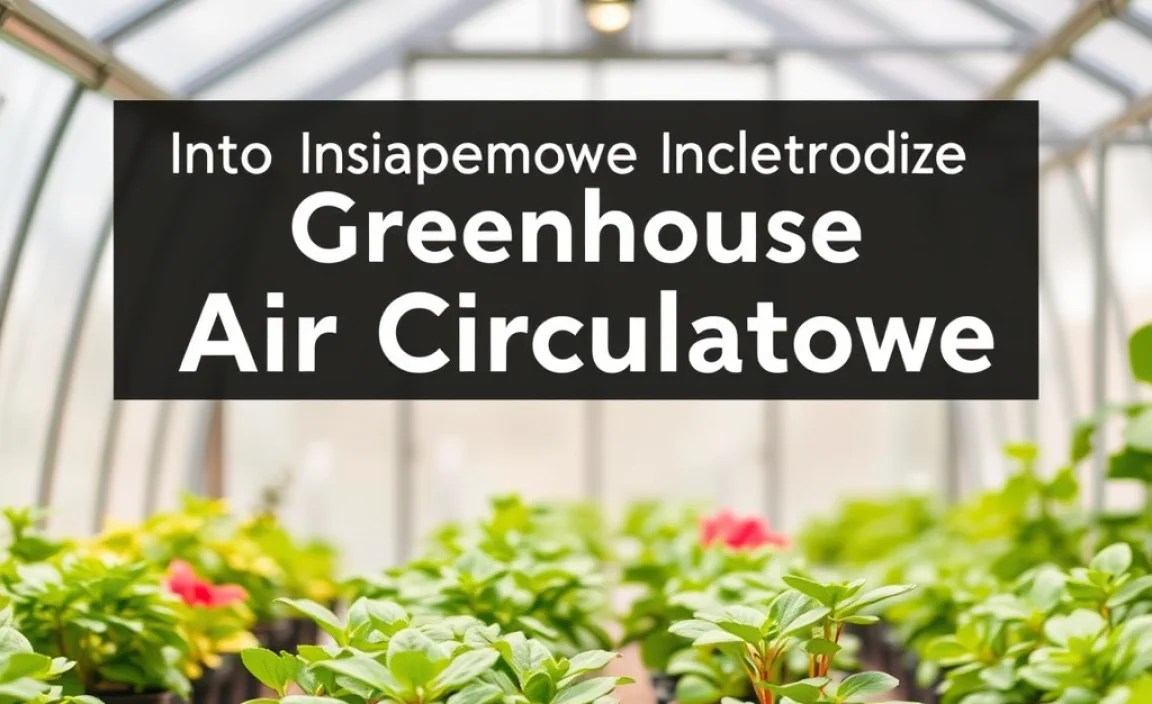 Improve Greenhouse Air Circulation