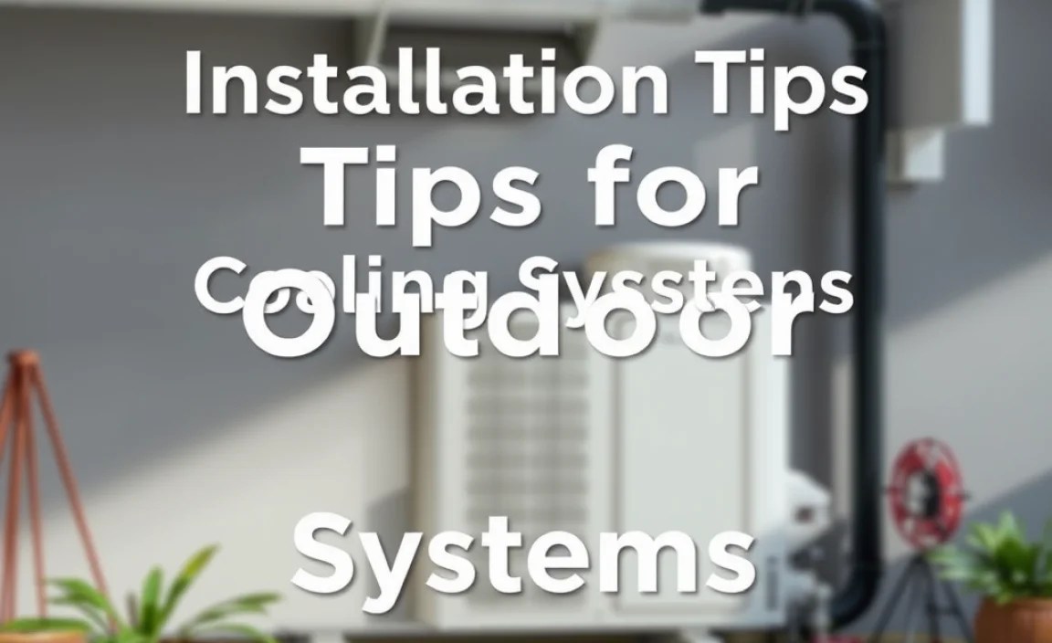Installation Tips for Outdoor Cooling Systems