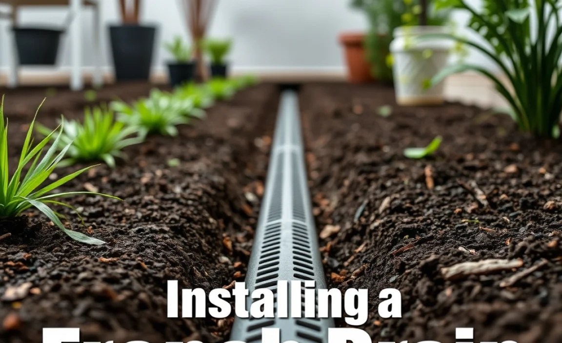 Installing a French Drain
