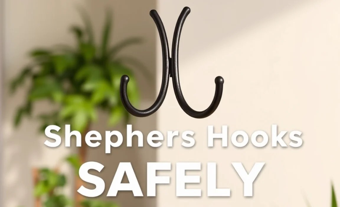 Installing Double Shepherds Hooks Safely