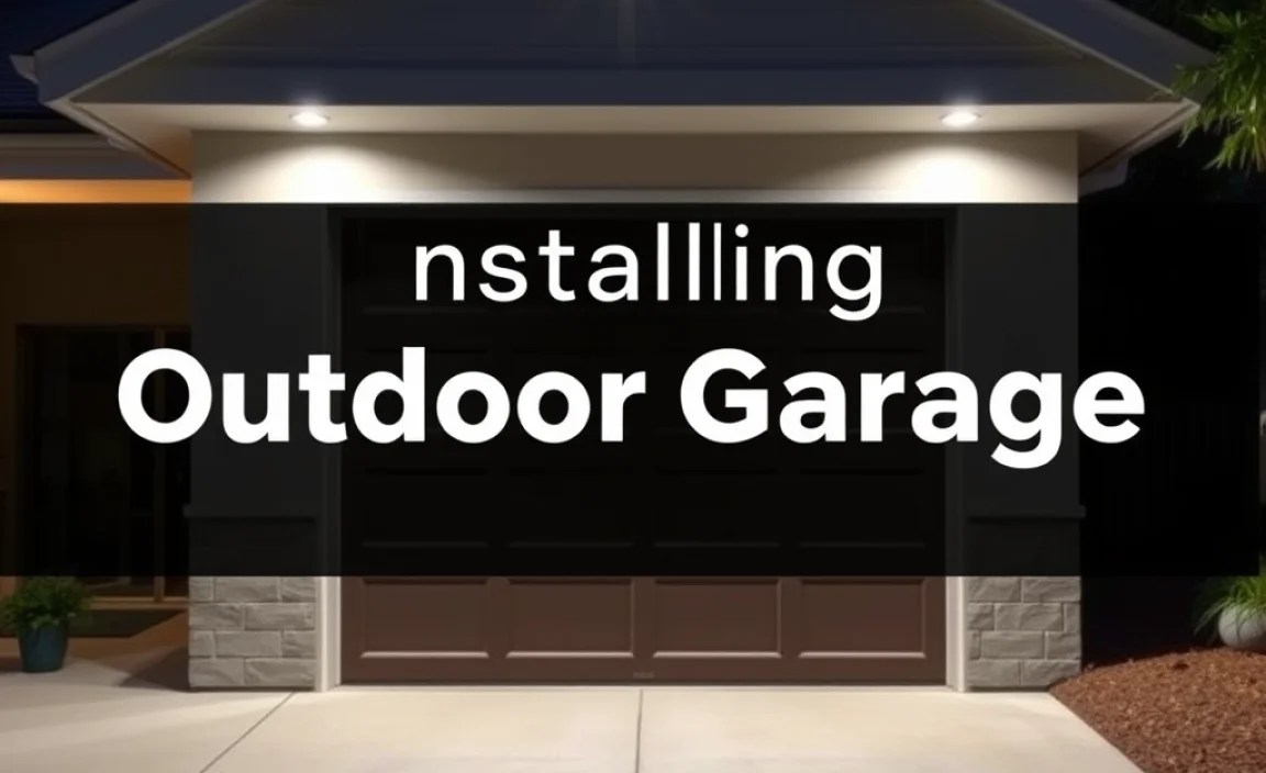 Installing Outdoor Garage Lights