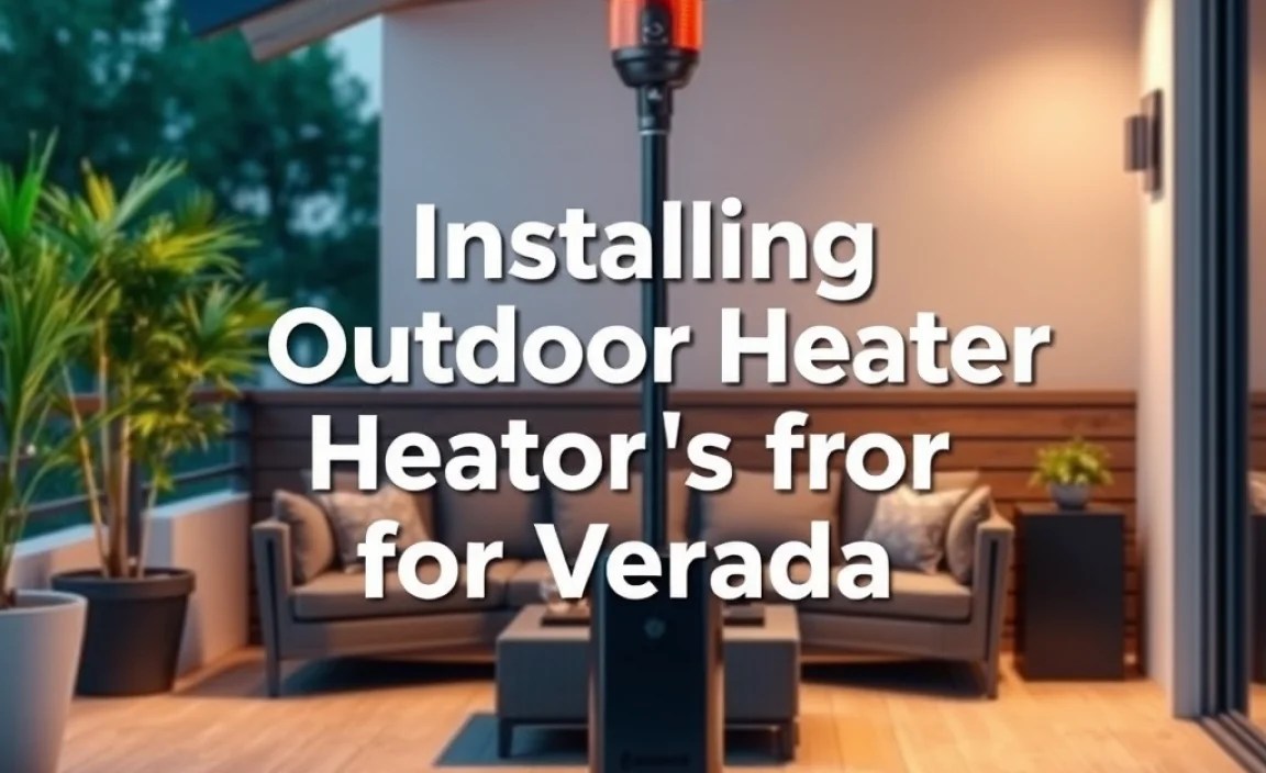 Installing Outdoor Heaters for Veranda