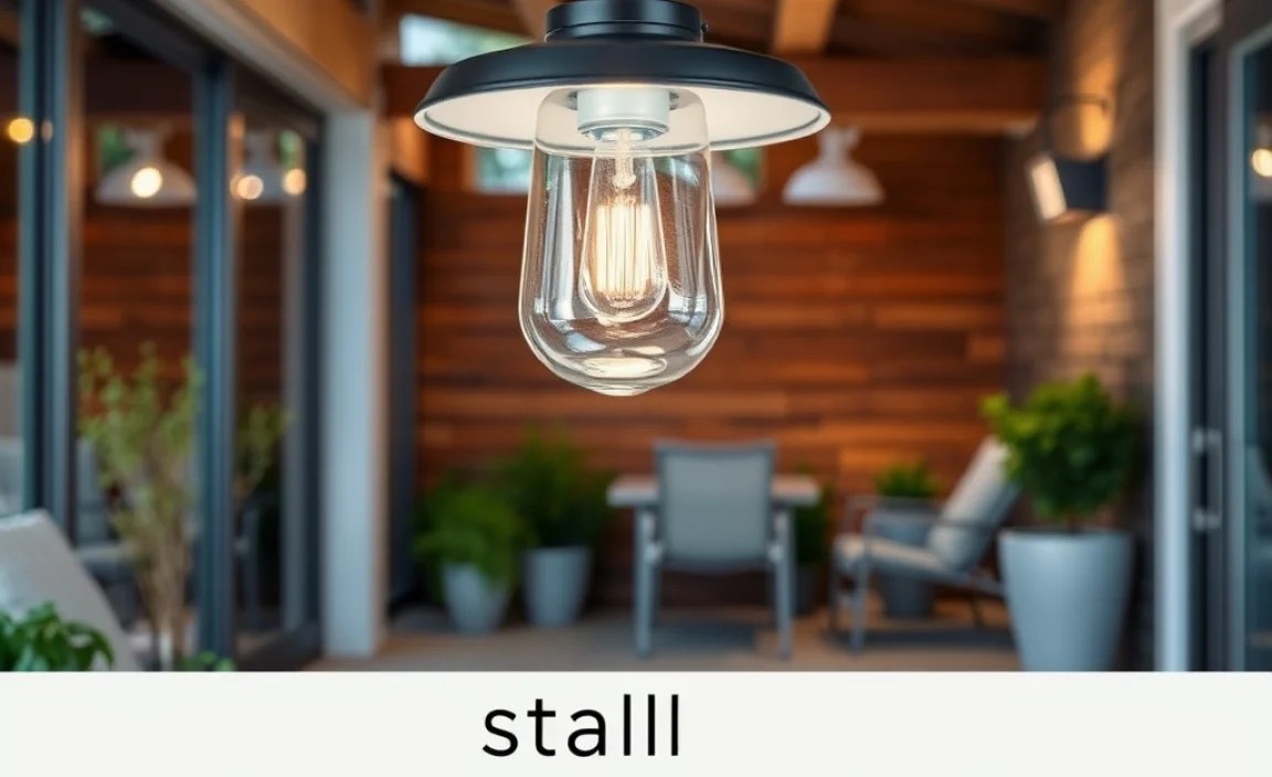 Installing Outdoor Light for Patio