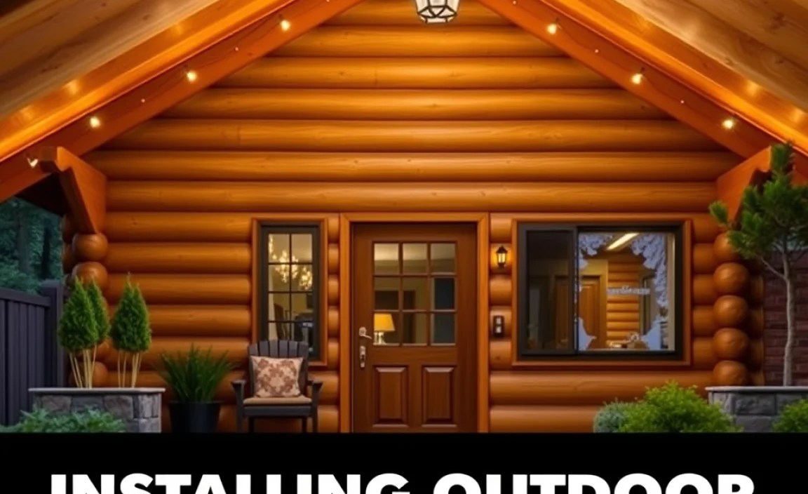 Installing Outdoor Lights Safely