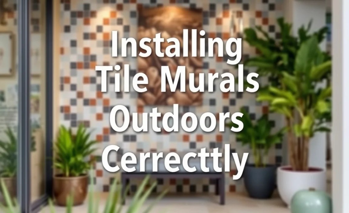 Installing Tile Murals Outdoors Correctly
