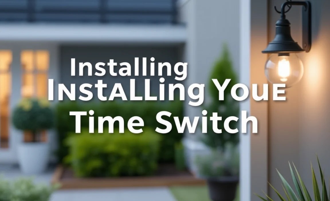 Installing Your Automatic Timer Switch Outdoor Lights