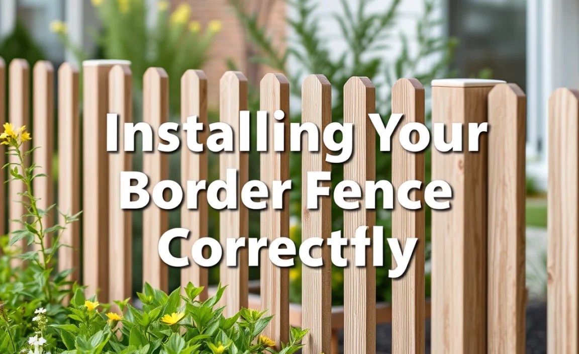 Installing Your Border Fence Correctly