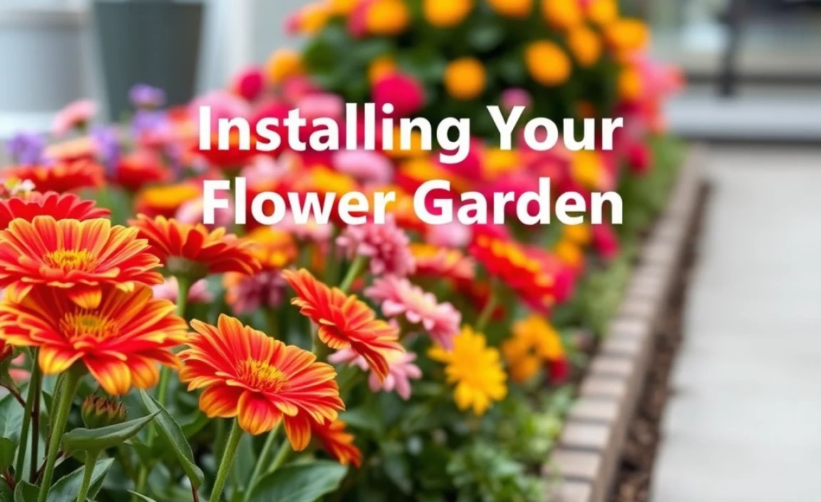 Installing Your Flower Garden Borders