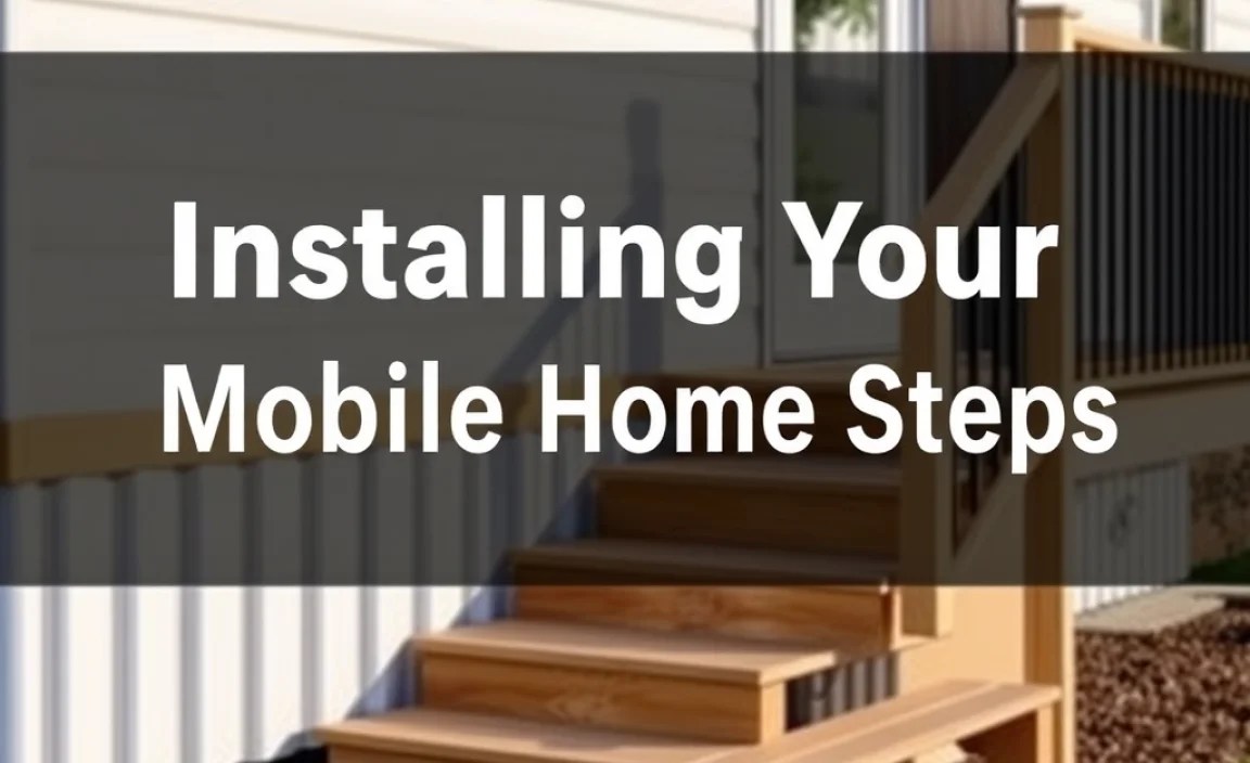 Installing Your Mobile Home Steps