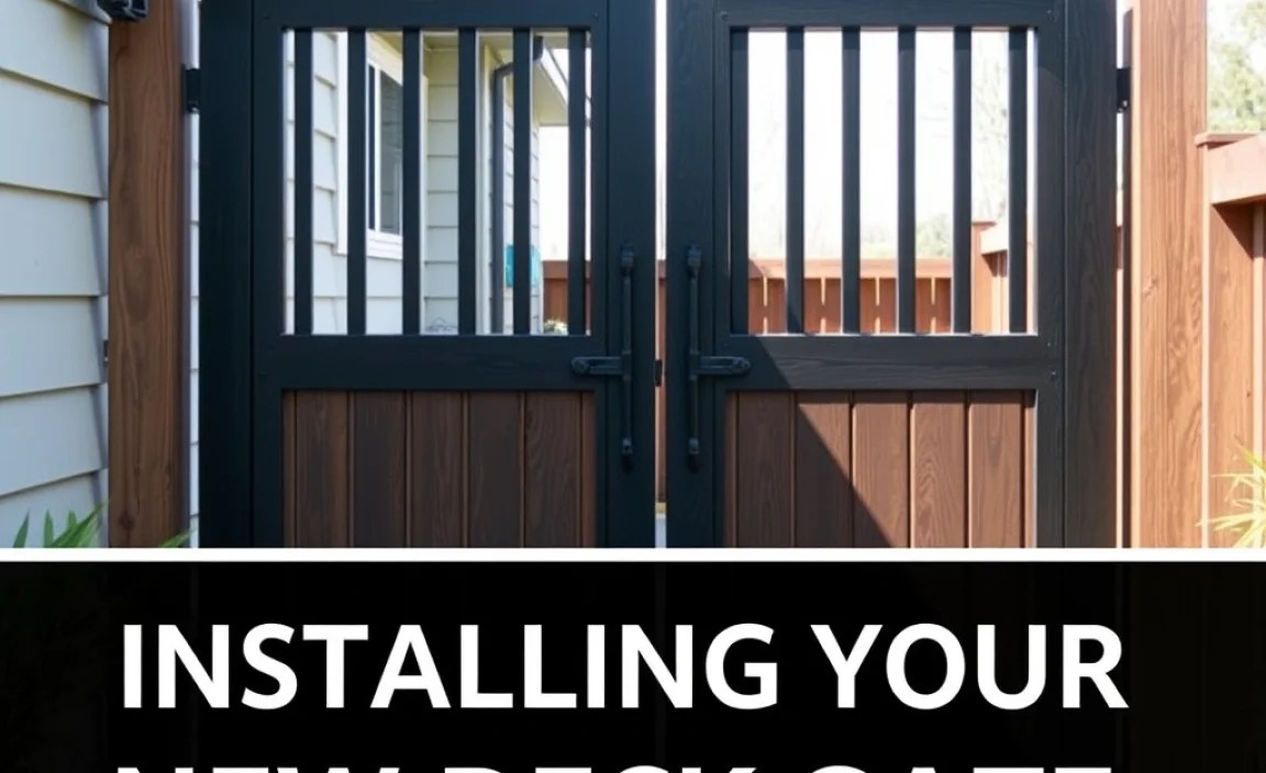Installing Your New Deck Gate: Step-by-Step