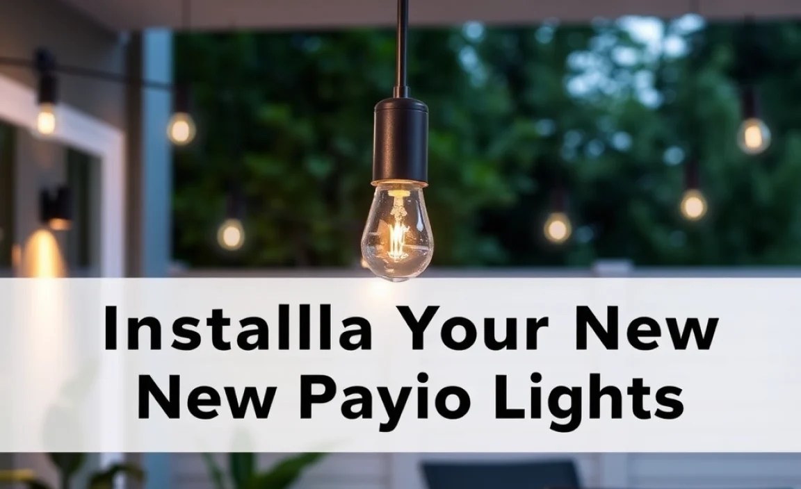 Installing Your New Patio Lights