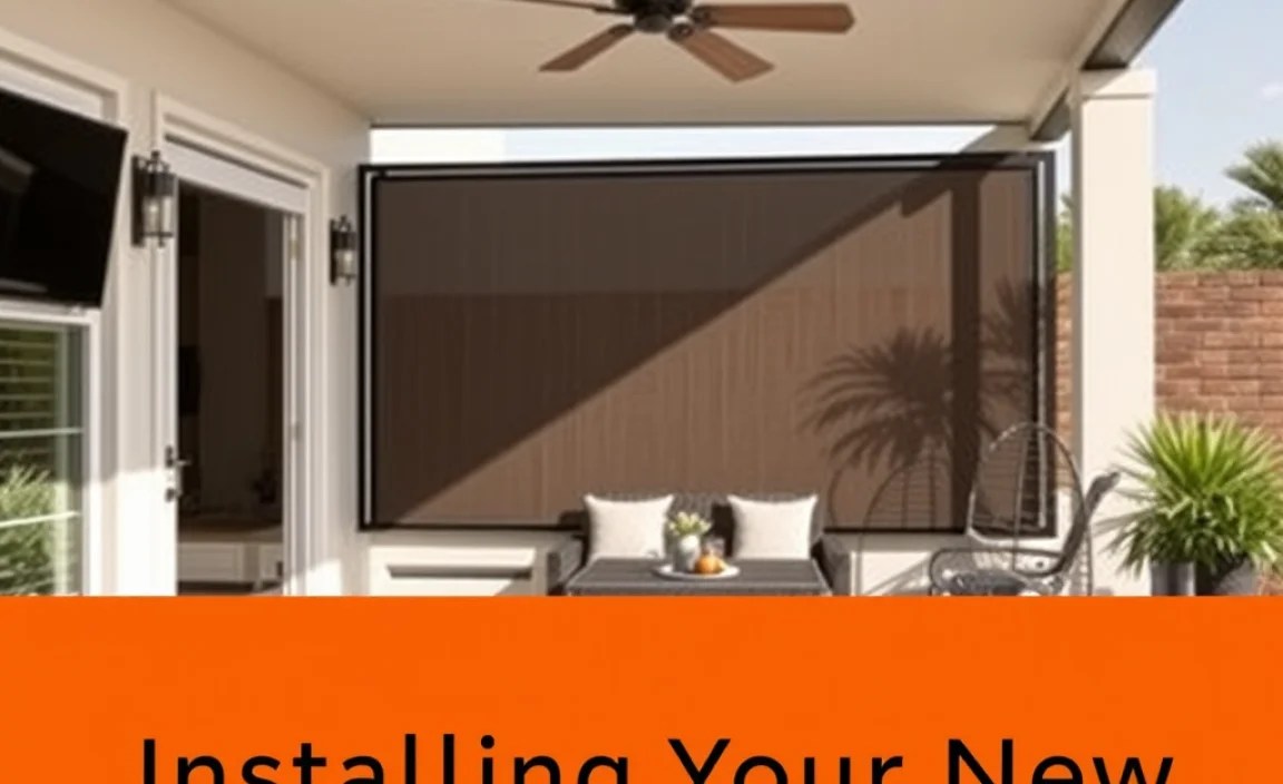 Installing Your New Privacy Screens
