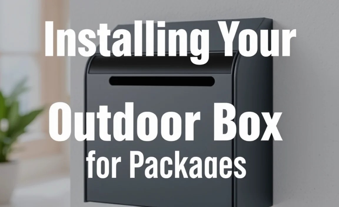 Installing Your Outdoor Box for Packages