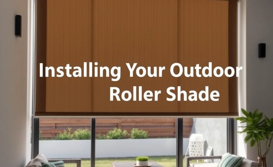 Installing Your Outdoor Roller Shades