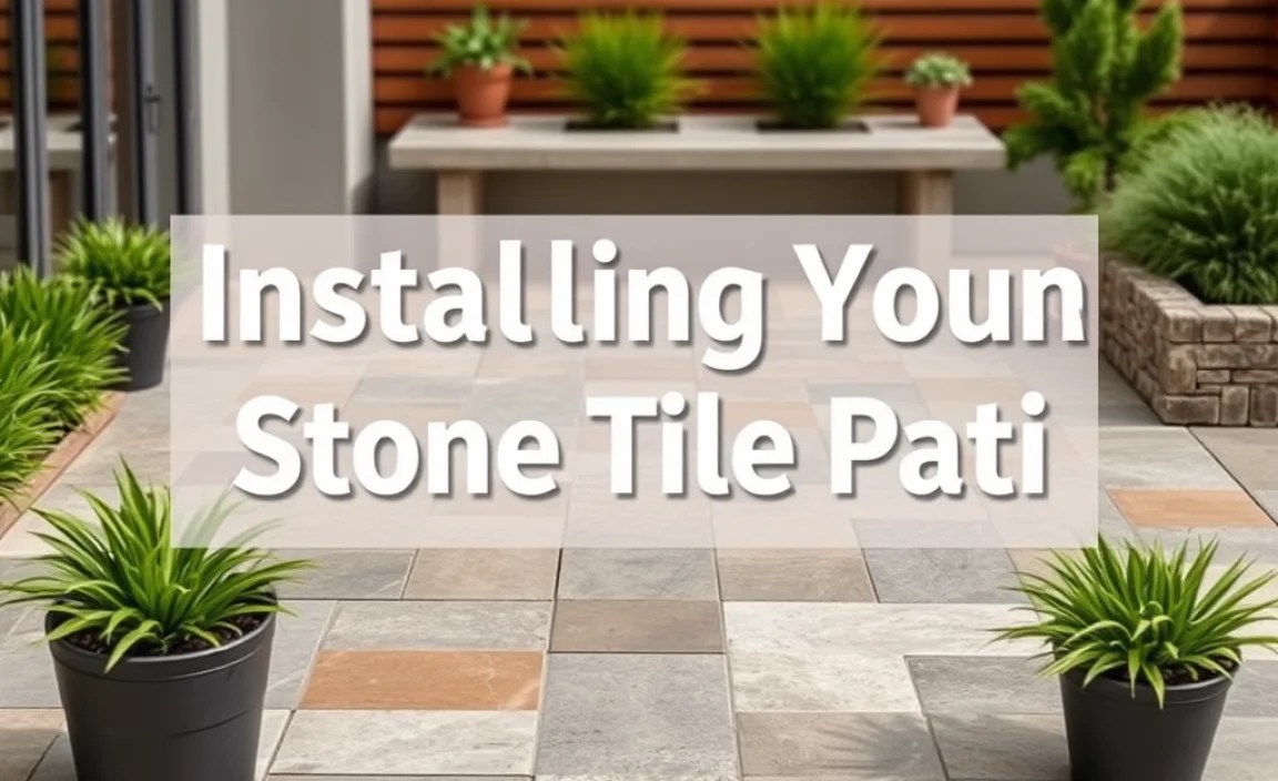 Installing Your Stone Tile Patio